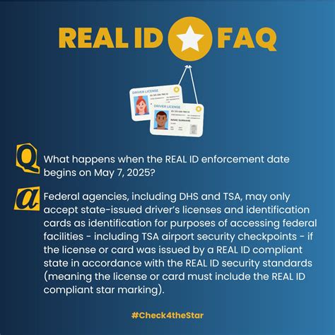 REAL ID FAQs .